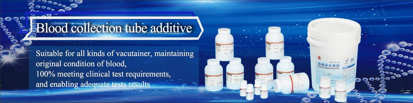 qualidade Aditivos do tubo da coleção do sangue fábrica