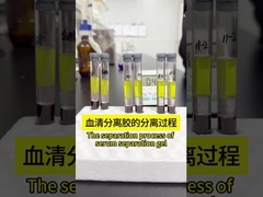 Como funciona o gel de separação do soro?